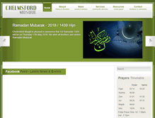 Tablet Screenshot of chelmsfordmosque.co.uk